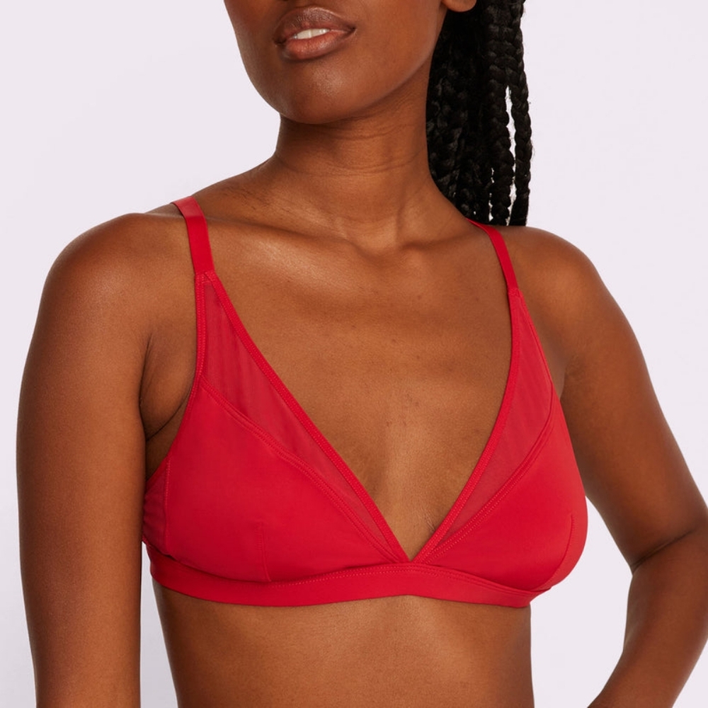 Parade "Red Velvet" Plunge Bralette